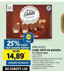 Lidl Lody mini almond Bon Gelati oferta