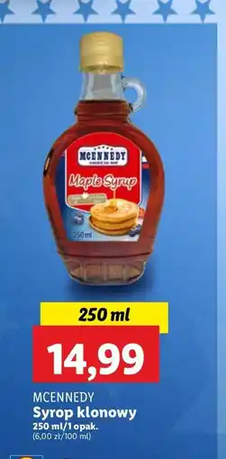 Lidl Syrop klonowy Mcennedy oferta