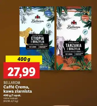 Lidl Kawa tanzania i brazylia Bellarom Barista Origins oferta