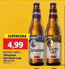 Lidl Piwo Złote Lwy oferta