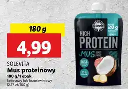 Lidl Mus brzoskwinia jabłko Solevita High Protein oferta