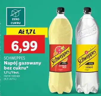 Lidl Napój indian tonic zero Schweppes oferta