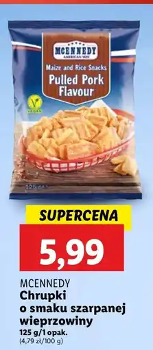 Lidl Chrupki pulled pork Mcennedy oferta