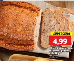 Lidl Chleb z siemieniem lnianym i prażoną cebulką oferta