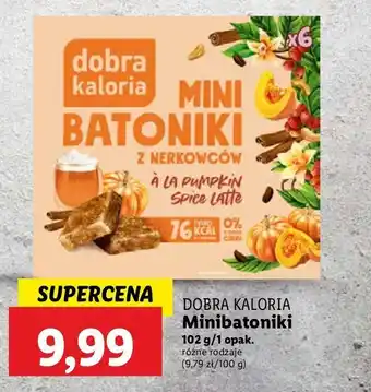 Lidl Mini batoniki z nerkowców a la pumpkin spice latte Dobra Kaloria oferta