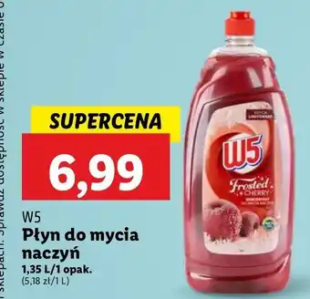 Lidl Płyn do mycia naczyń cherry W5 oferta