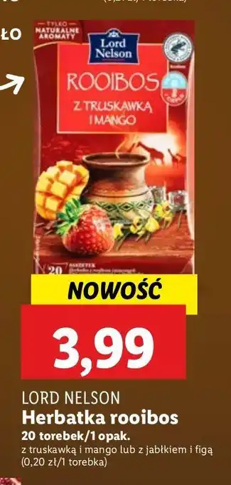 Lidl Herbata z jabłkiem i figą Lord Nelson Rooibos oferta