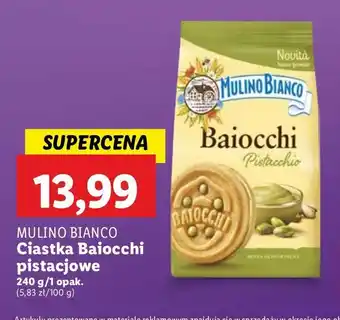 Lidl Ciastka baiocchi pistacjowe Mulino Bianco oferta