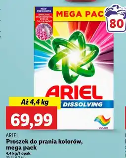 Lidl Proszek do prania color & style Ariel Actilift oferta