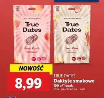 Lidl Daktyle sour cola True Dates oferta