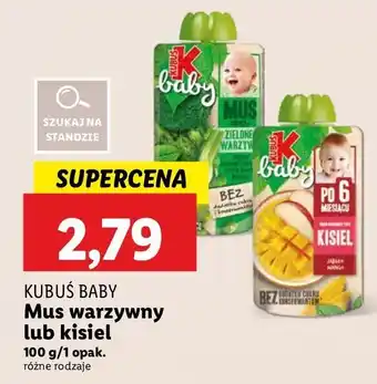 Lidl Kisiel jabłko-mango Kubuś Baby oferta