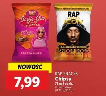 Lidl Chipsy cheddar mix Rap Snacks oferta