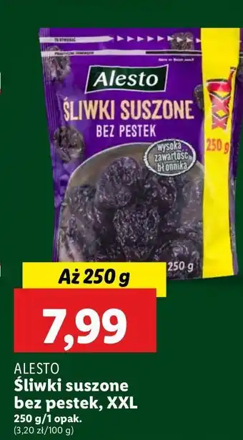 Lidl Śliwki suszone Alesto oferta