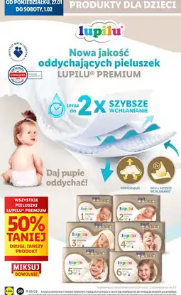 Lidl Pieluszki extra large 6 Lupilu Premium oferta