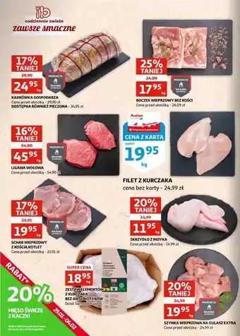 Auchan Mięso z kaczki oferta