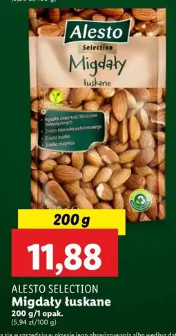 Lidl Migdały łuskane Alesto oferta