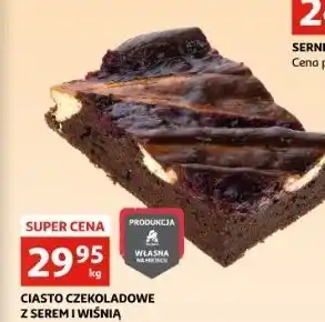 Auchan Ciasto czekoladowe z serem i wiśnią Auchan oferta