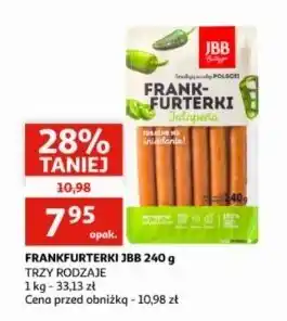 Auchan Frankfurterki jalapeno Jbb Bałdyga oferta