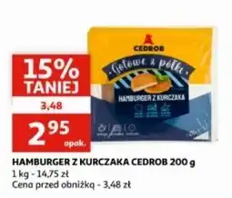 Auchan Hamburger drobiowy Cedrob oferta