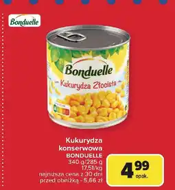 Carrefour Kukurydza złocista Bonduelle oferta