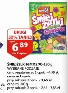 Auchan Żelki kwaśne gwiazdki Nimm2 Śmiejżelki oferta