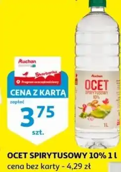 Auchan Ocet spirytusowy 10% Auchan oferta