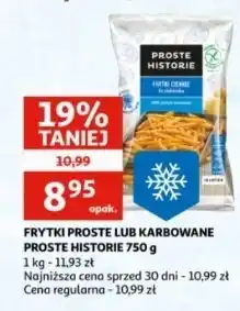 Auchan Frytki karbowane do piekarnika Iglotex Proste Historie oferta