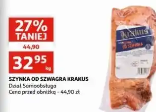 Auchan Szynka od szwagra Krakus Animex oferta