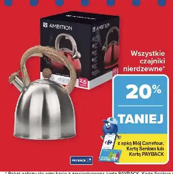 Carrefour Czajnik nierdzewny 2.5 l Ambition oferta