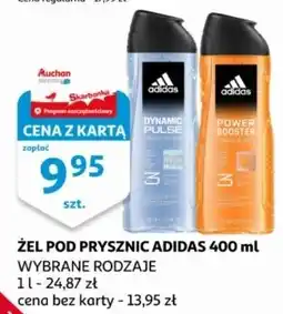 Auchan Żel pod prysznic Adidas Men Power Booster oferta