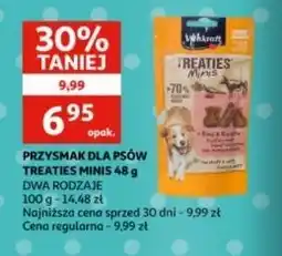 Auchan Przysmak dla psa wołowina i marchew Vitakraft Treaties Minis oferta