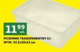 Auchan Pojemnik transparentny 6 l oferta