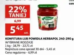 Auchan Powidła węgierkowe Herbapol oferta