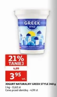 Auchan Jogurt naturalny Greek Style oferta