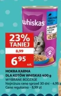 Auchan Karma dla kota z tuńczykiem Whiskas oferta