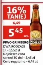 Auchan Piwo Grimbergen Blonde oferta