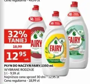 Auchan Płyn do mycia mięta Fairy oferta