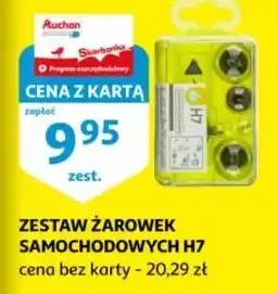 Auchan Zarówki samochodowe h7 Podniesiony Kciuk oferta