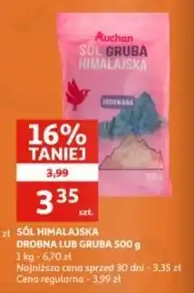 Auchan Sól himalajska gruba Auchan oferta