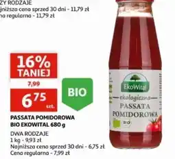 Auchan Passata bio pomidorowa Ekowital oferta