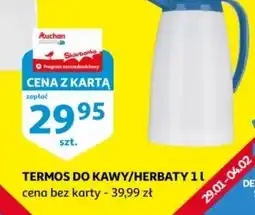 Auchan Termos do herbaty 1 l oferta