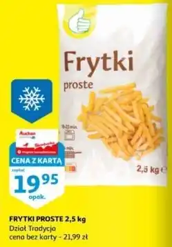 Auchan Frytki proste Podniesiony Kciuk oferta