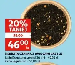 Auchan Herbata czarna z owocami oferta