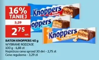 Auchan Baton kokosowy Knoppers oferta