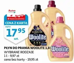 Auchan Płyn do prania dark Woolite Keratin oferta