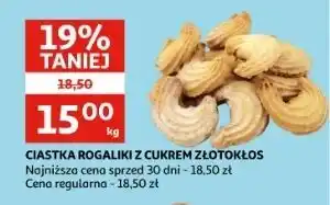 Auchan Rogaliki z cukrem Złotokłos oferta