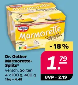 Netto Dr. Oetker MarmoretteSplits oferta