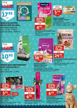 Auchan Karma dla kota sensitive z indykiem Purina One oferta