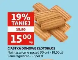 Auchan Ciastka domowe Złotokłos oferta