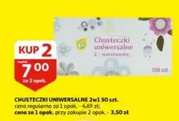 Auchan Chusteczki 2-warstwowe Podniesiony Kciuk oferta